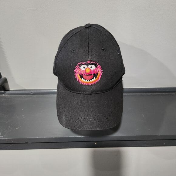 Disney Parks The Muppets Animal Head Black Adjustable Strapback Hat Cap OSFA - Picture 4 of 16